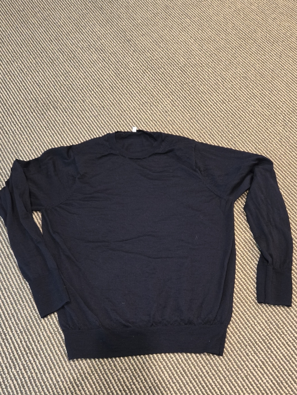 MUJI Classic Navy Crewneck Sweater